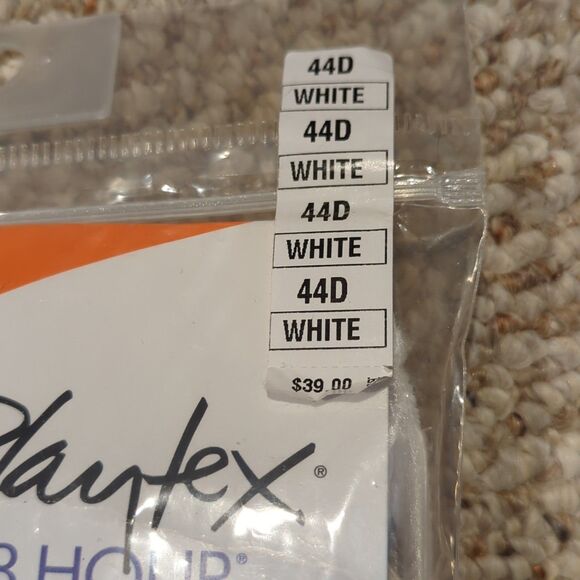 Playtex 18 Hour Bra 44D White E525 Posture Boost Front Close Cushion Strap - Picture 3 of 6